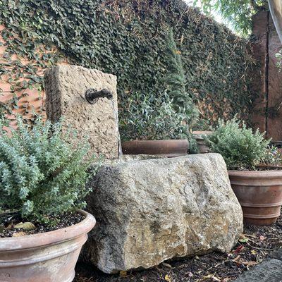Antique Limestone Spring Fountain
