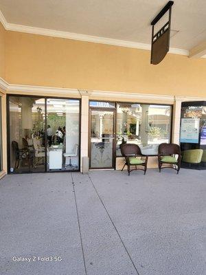 Front of the business