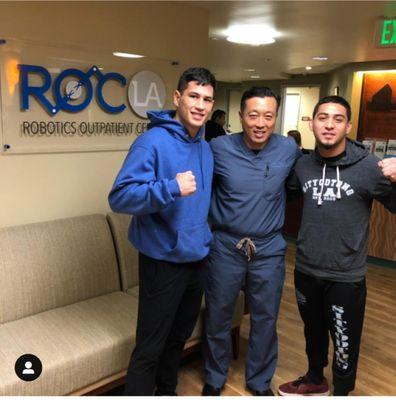 Me, Dr dee and MMA champ Gilbert Nakatani