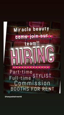 Now Hiring