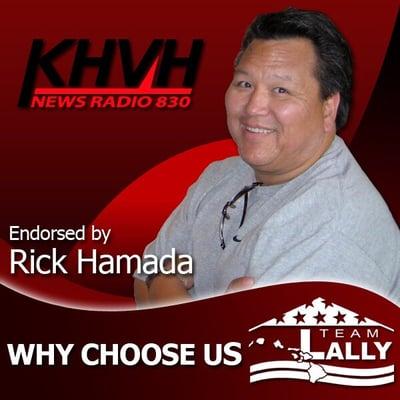Make sure to tune in to the #TeamLallyRealEstateShow every Saturday from 11-12 on #KHVH