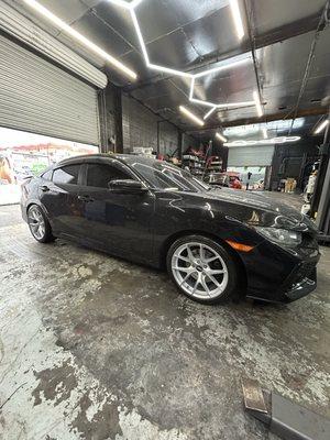 ESR wheels on 2017 Honda Civic SI