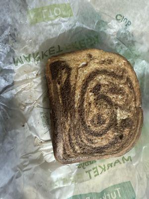 Reuben sandwich closed