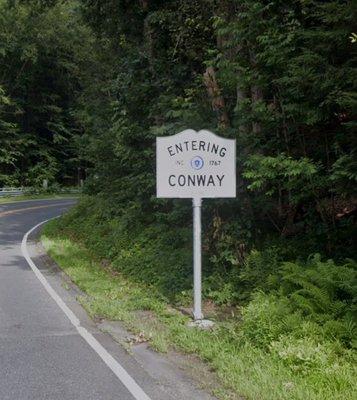 Entering Conway on Route 116 from Deerfield.
