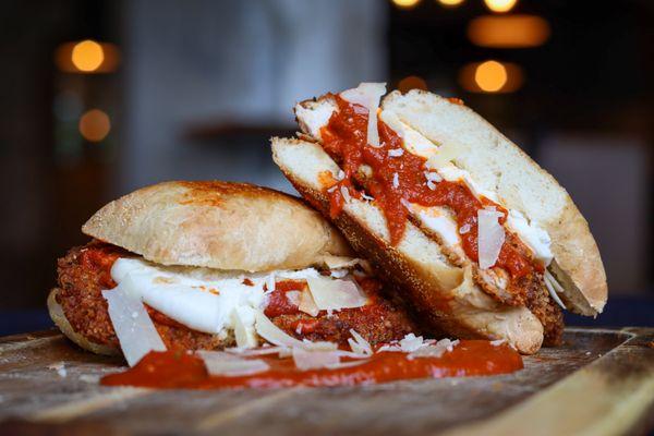 Chick This Out Chicken Parmesan Sandwich at Culinary Underground