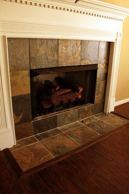 fire place tile surround slate tile can look good when you do it right guernville CA
