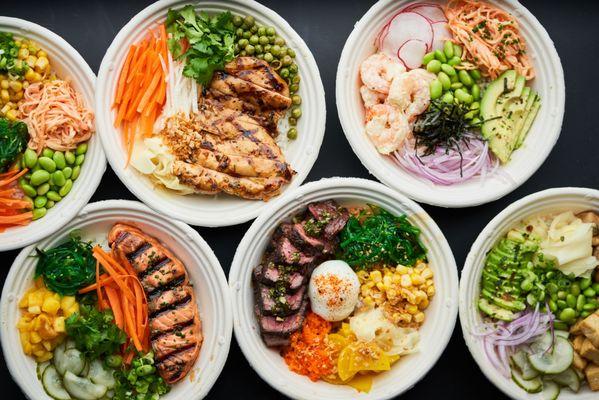 Hawaiian-inspired poke bowls with NYC twist
