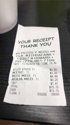 The time it took place