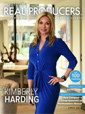 In 2018, Kimberly was featured on the cover of Houston Real Producers