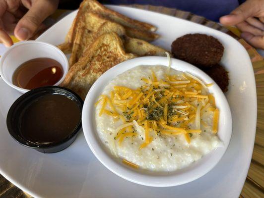 Toast of Heaven with sausage