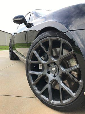 Bentley Continental in for a maintenance wash!