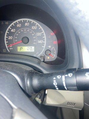 Trading shoes for a tank full of gas - aspiring rap star by the way.