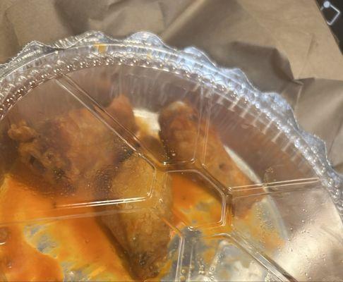 Mild wings, very good ( forget to take the picture before we started eating)