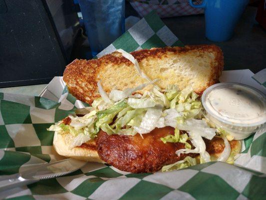 Batter Fried Fish Sandwich