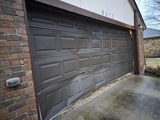 Broken Garage Door in San Antonio