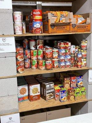 Food Pantry non-perishable foods
