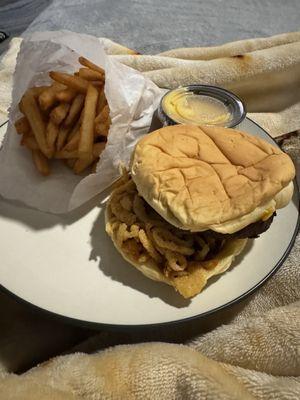 Veggie Delight Crispy Fries with Queso