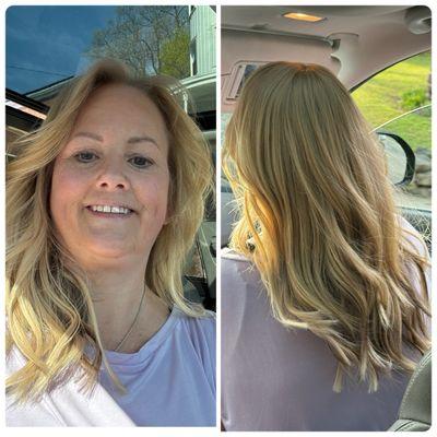 Today's appointment got length and volume. Absolutely stunning!