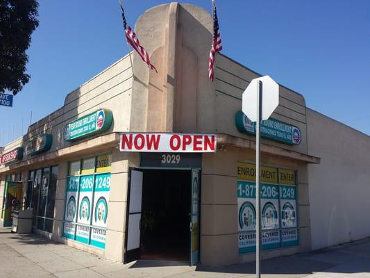 What to look for, hard to miss it. It's on the corner of Florence Ave. and Arbutus Ave.