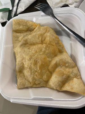 Huge delicious sopaipillas! Takes up the whole "to go" box!!
