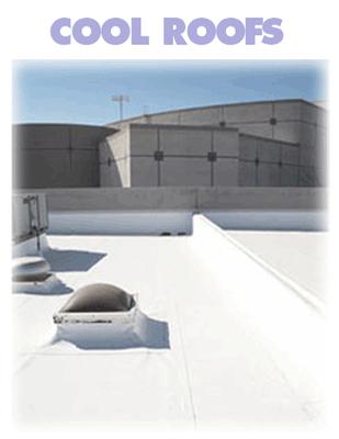 Commercial Roof: Cool Roofing Spray coating