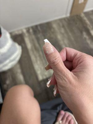 Broke nail already