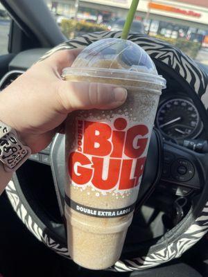 Double extra large Coke slurpee