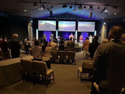 Resurrection Sunday baptisms.