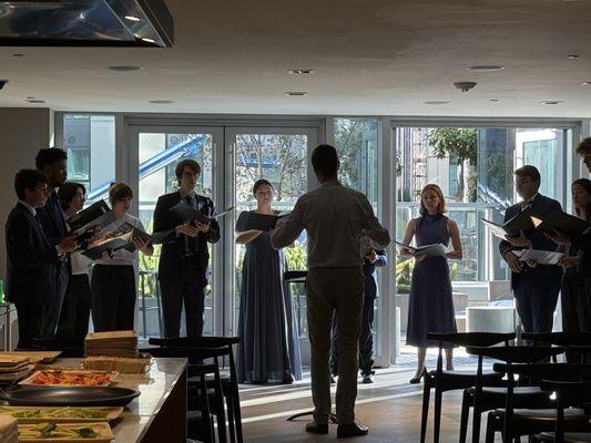 Nebula Consort private concert tonight