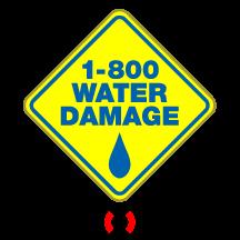 1-800 WATER DAMAGE Logo
