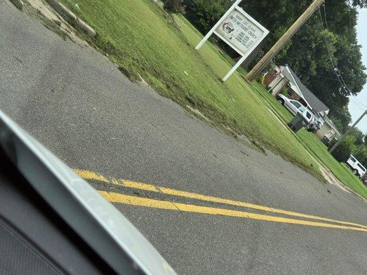 You might clean the grass up in the street that looks beautiful