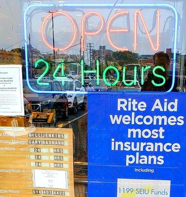 Open 24 hours For customers conveniences. 24-hour in-store security.