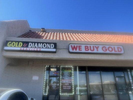 GOLD AND DIAMOND SERVICES.