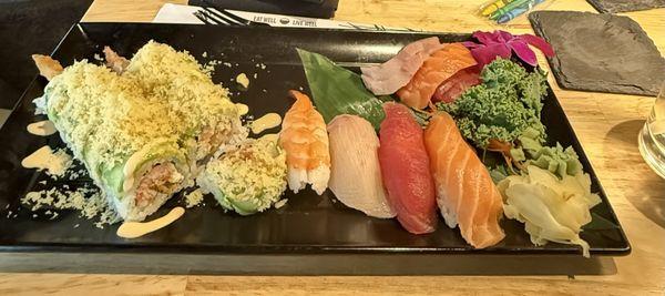 Lunch set sushi platter $42