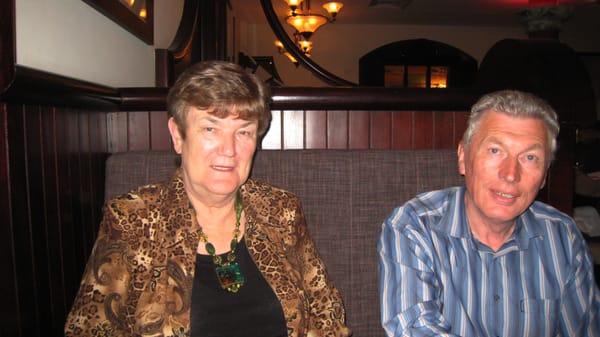 Fran with Brendan, our Driver/Guide in Ireland