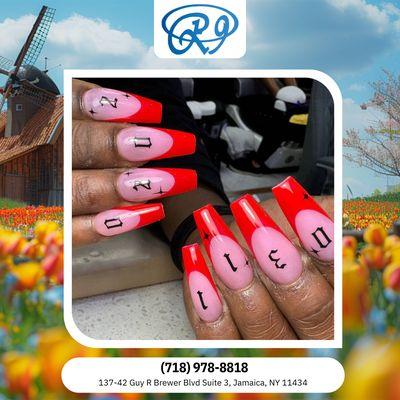 Add some sparkle, flowers, or abstract vibes - nail art makes it happen! Book today!