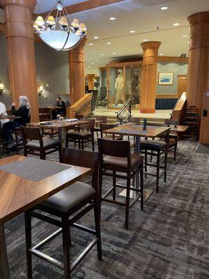 Part of the dining room