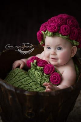 Photo of a baby girl at our studio