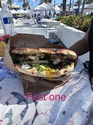 This is the first sandwich