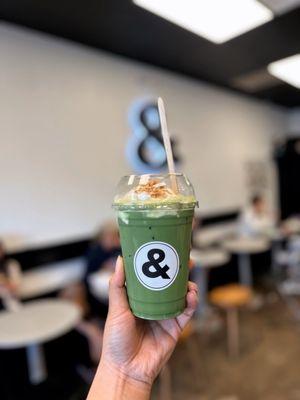 Banana pudding matcha