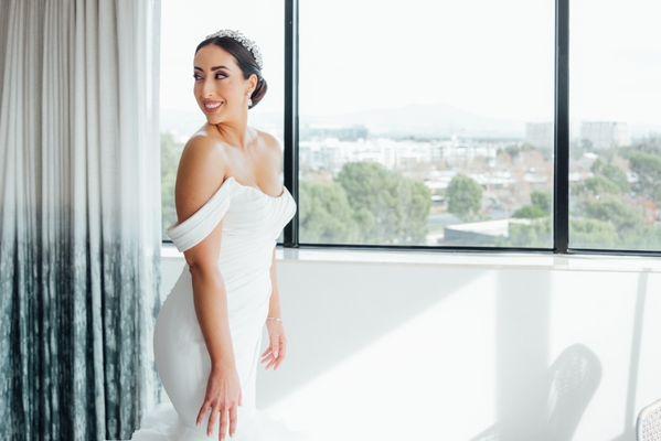 Beautiful bridal tan