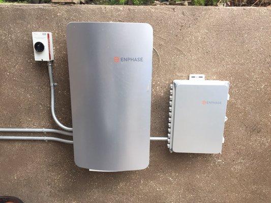 The large box was added for backup power but currently does nothing.