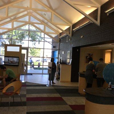 Achieva Credit Union's Lobby on Drew St. in Clearwater