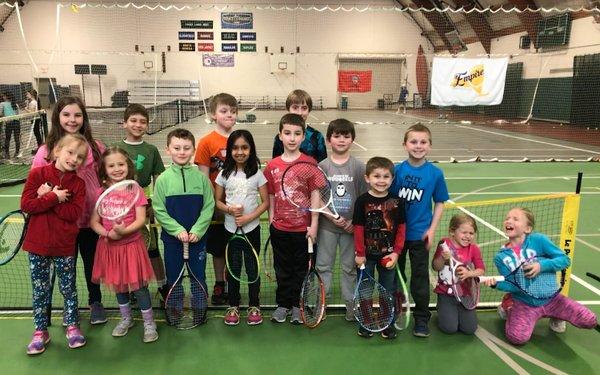 The kids love to have fun and make new friends while playing tennis!
