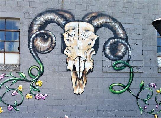 Mural at Half Liter by Jules "MuckRock" Muck 2019