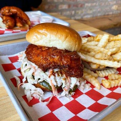 Hot Chicken Sandwich.