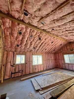 New construction 1200 square-foot ADU new framing new insulation