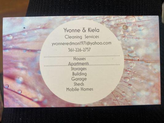 Yvonne and Kiela Cleaning Services