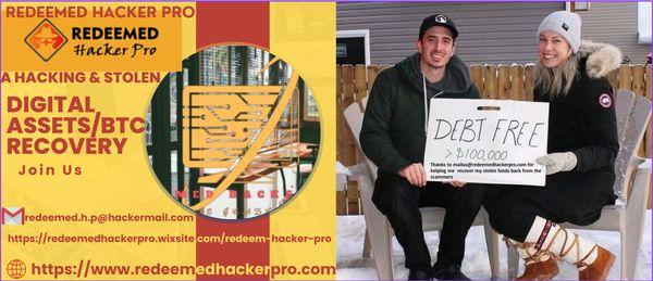 Redeemed Hacker Pro, A Hacking and Stolen Crypto Recovery Agency