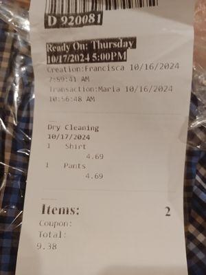 CD One Price Cleaners